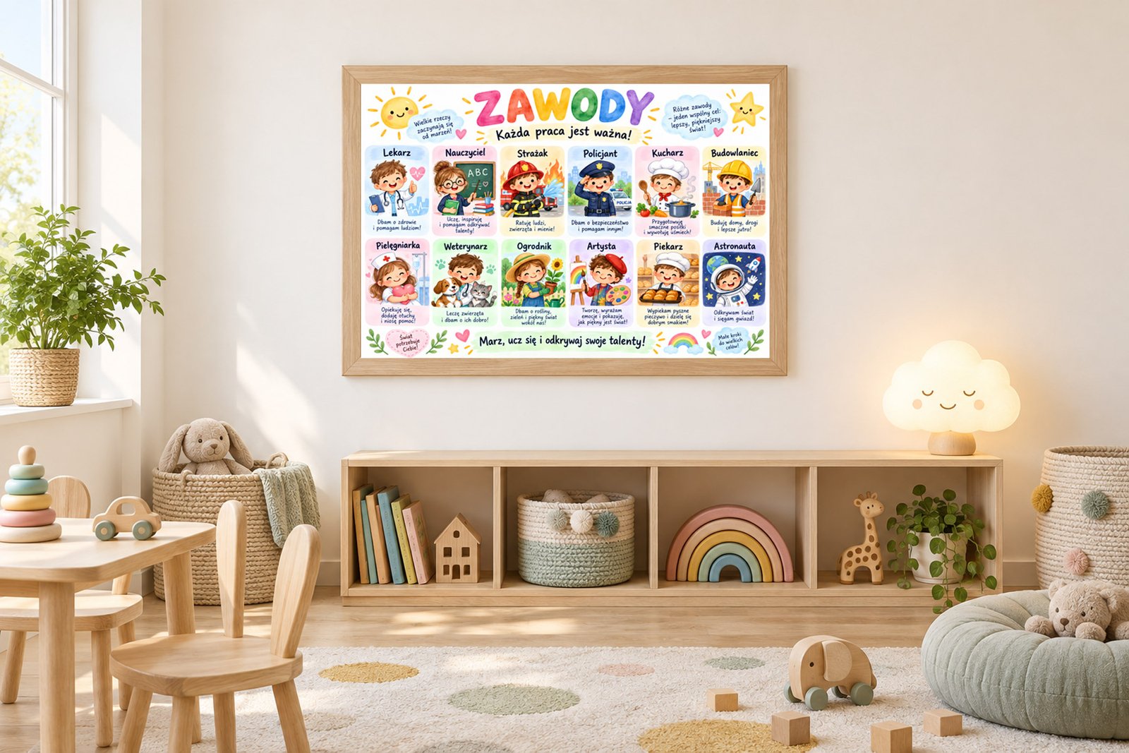 Plakat Edukacyjny Zawody Kompozycja 3