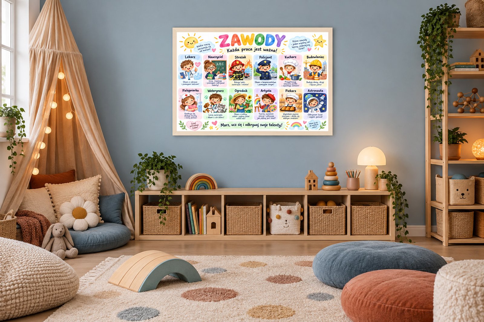 Plakat Edukacyjny Zawody Kompozycja 4