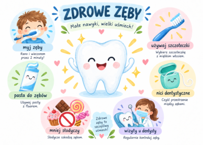 Plakat Edukacyjny Zdrowe Zęby